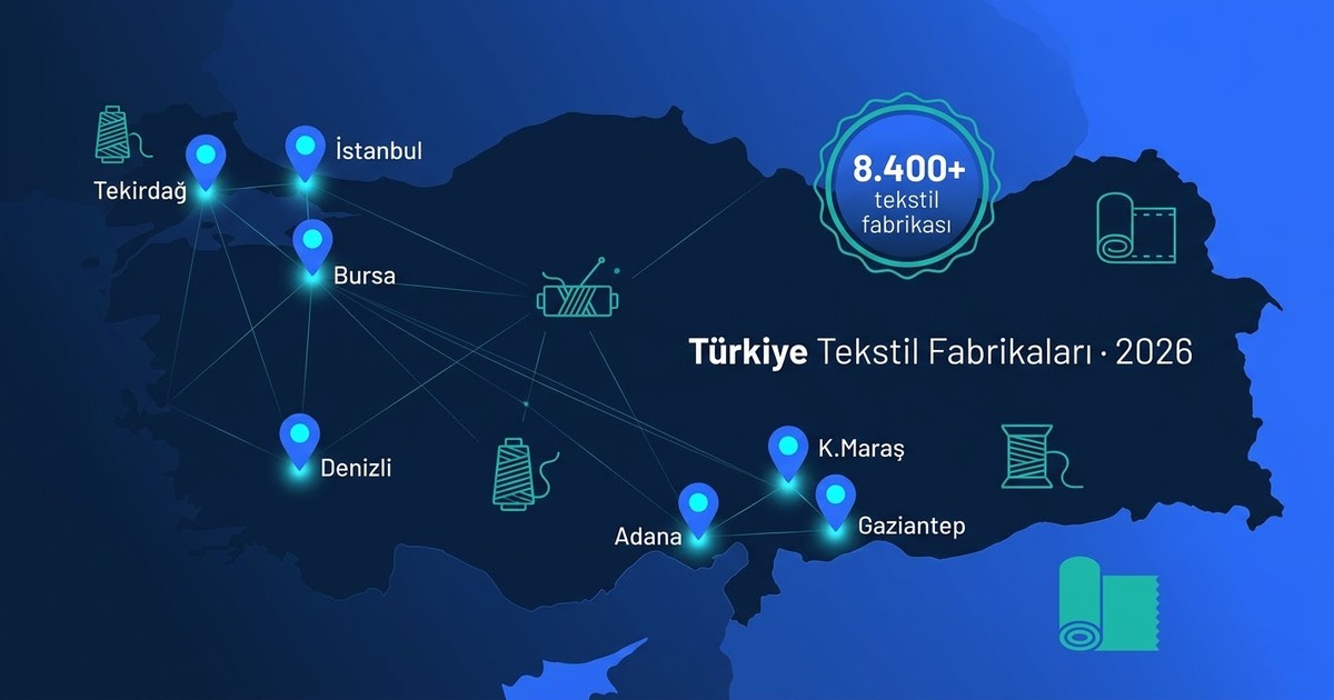 Türkiye Tekstil Fabrikaları Listesi 2026: 8.400+ Üreticiye Nasıl Ulaşılır